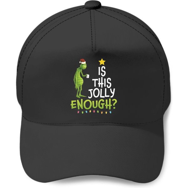 G.Rinch Is This Jolly Enough Noel Merry Christmas Classic Baseball Caps-image