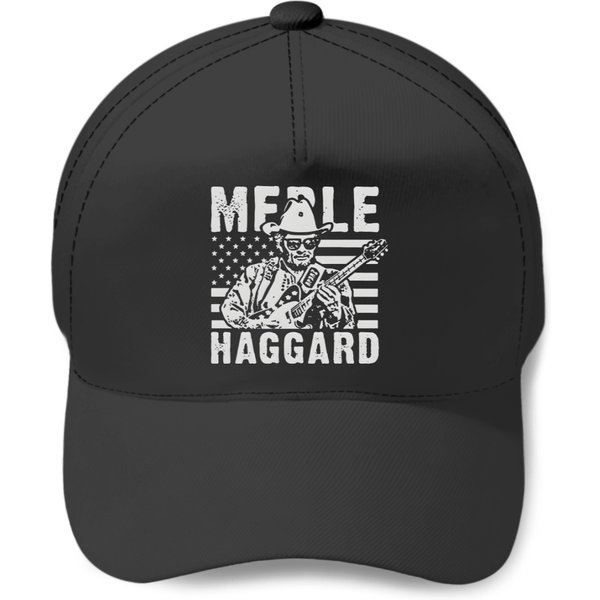 Merle Haggard Vintage Baseball Cap-image