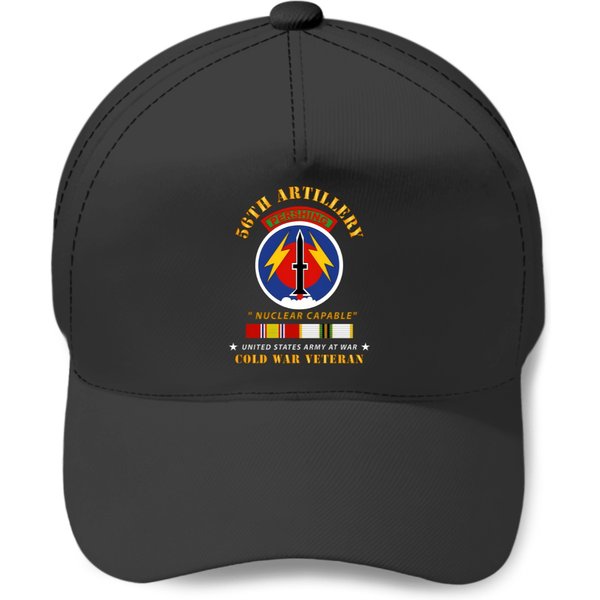 56Th Artillery Pershing Nuclear Capable W Cold Svc Medals Baseball Caps-image