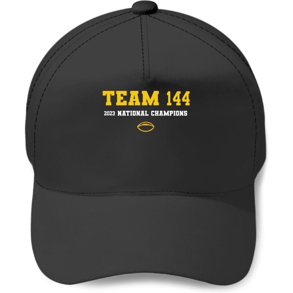 Michigan - Team 144 National Champions Baseball Caps