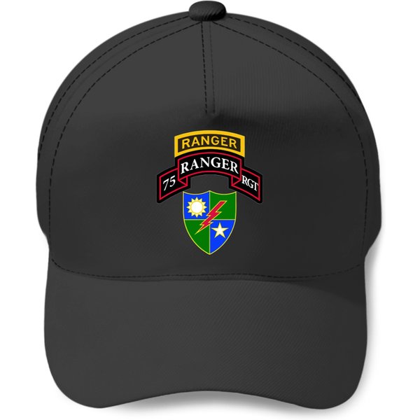 Veteran Gift-75Th Ranger Regiment Ranger Tab Range Baseball Caps-image