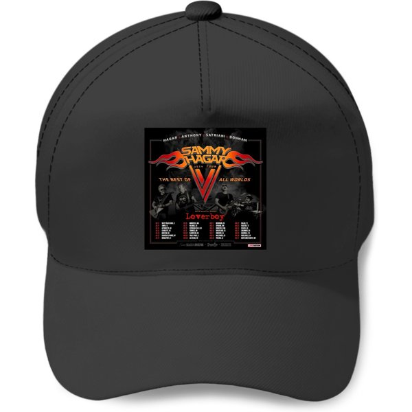Sammy Hagar The Best Of All World Tour 2024 With Loverboy Baseball Caps-image