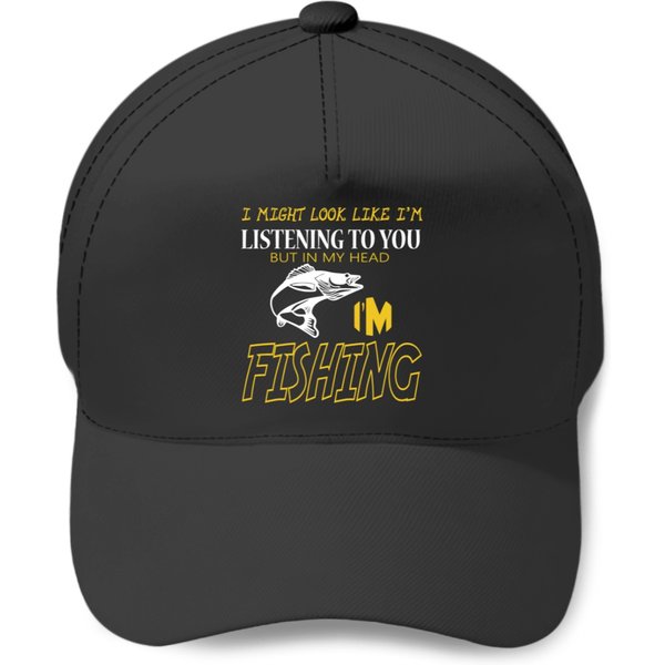 Fishing - I'm Fishing Baseball Caps Baseball Caps-image
