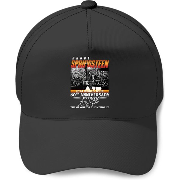 Bruce Springsteen 2024 Tour Baseball Caps, Bruce Springsteen 60Th Anniversary Baseball Caps-image