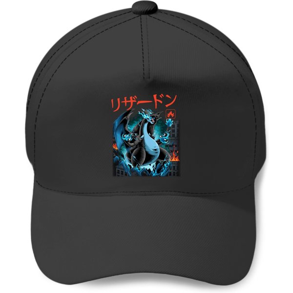 Mega Charizard Pkm Kaiju Baseball Caps, Japanese Monster Charizard Baseball Caps Fan Gifts-image