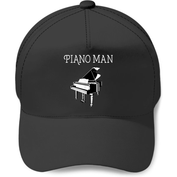 Piano Man Piano Player Pianist Classical Music L Baseball Caps-image