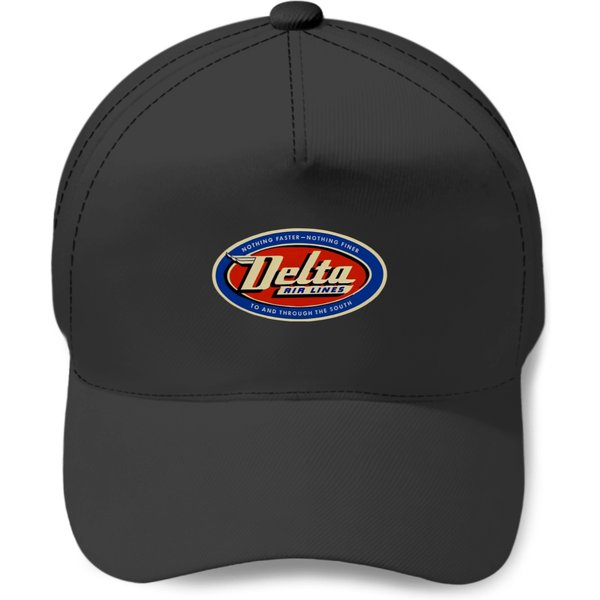 Vintage Stlye Of Delta Airlines Baseball Caps-image