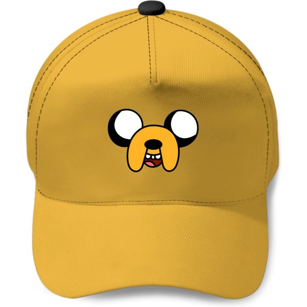 Jake The Dog Face Adventure Time Cartoon Baseball Caps-image