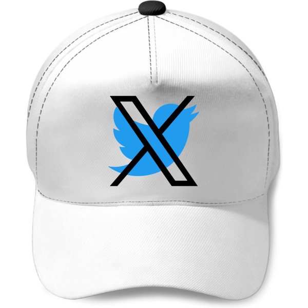 New Funny Logo 2023 Twitter X Unisex Black Baseball Caps - Elon Musk Inspired Baseball Caps-image