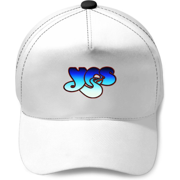 Blue Yes Logo Baseball Caps-image