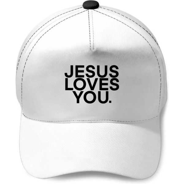 Jesus Loves You Baseball Caps-image