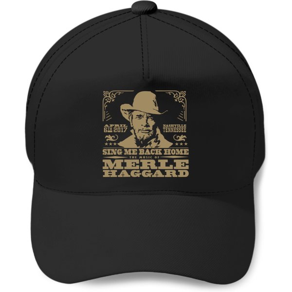 Merle Haggard Country Music Baseball Cap-image