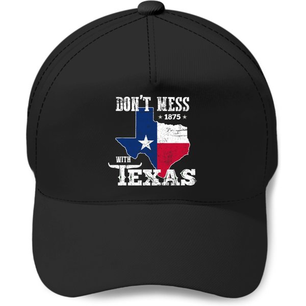 Don't Mess With Vintage Texas Baseball Caps-image