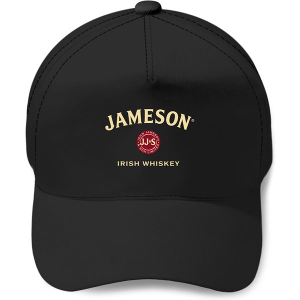 Fashion Mens Jameson Irish Whiskey Logo Generic Black Baseball Caps-image