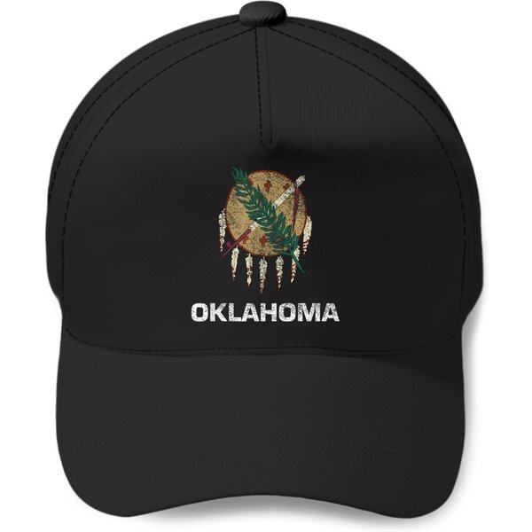 State Flag Of Oklahoma Baseball Caps-image