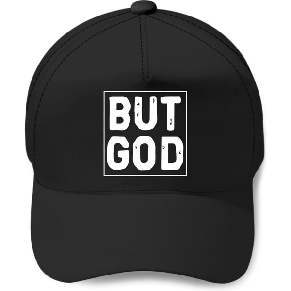 But God Religious Christian Jesus Icon Faith Hope Square Baseball Caps-image