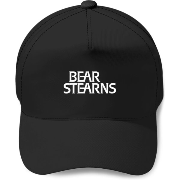 6384 Bear Stearns Classic White Logo T-Shirt Baseball Caps-image