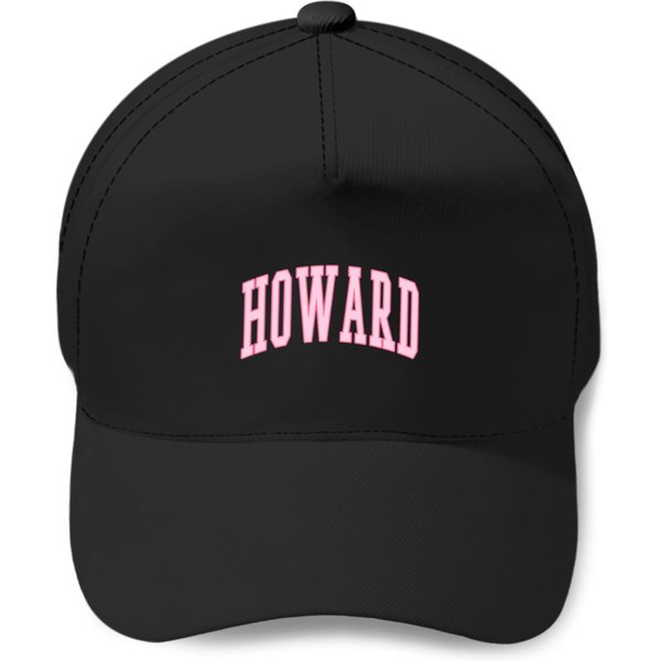 Howard Vintage Preppy Varsity Pink Sports Baseball Caps-image