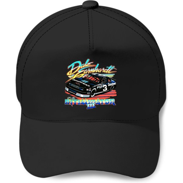 Vintage Dale Earnhardt Intimidator Racing Tour Design T-Shirt Baseball Caps-image