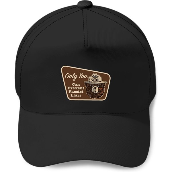 Only You Can Prevent Fascist Liars Baseball Caps-image