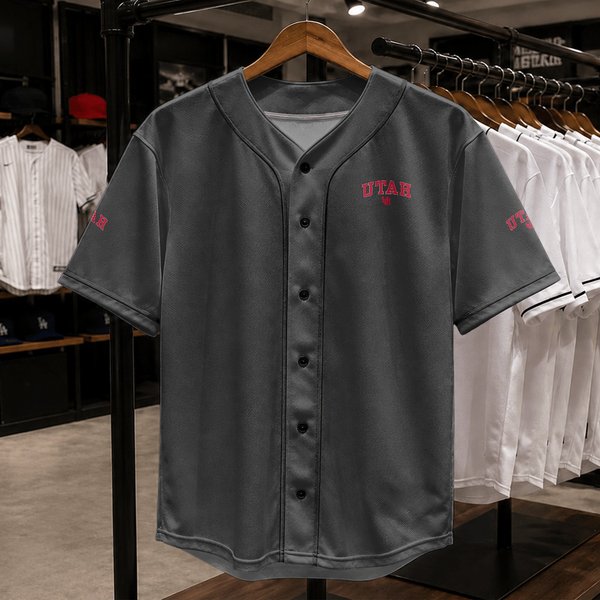 Utah Utes Womens Arch Over White Officially Lice Baseball Jerseys-image