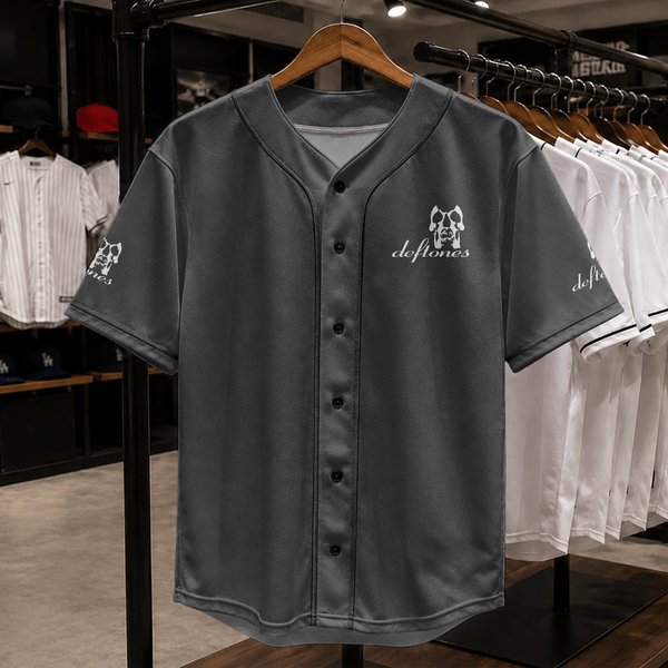 Deftone Skull Logo Baseball Jerseys-image