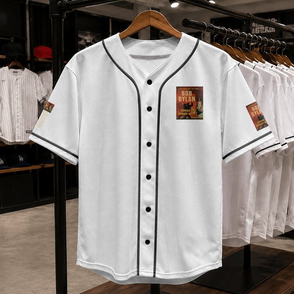 Bob Dylan Rough And Rowdy Ways Tour 2022 Baseball Jerseys-image