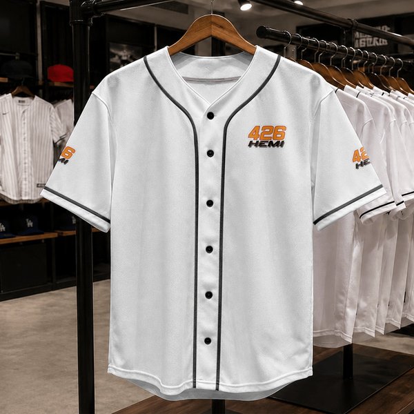 Mopar - 426 Hemi Engine Baseball Jerseys-image