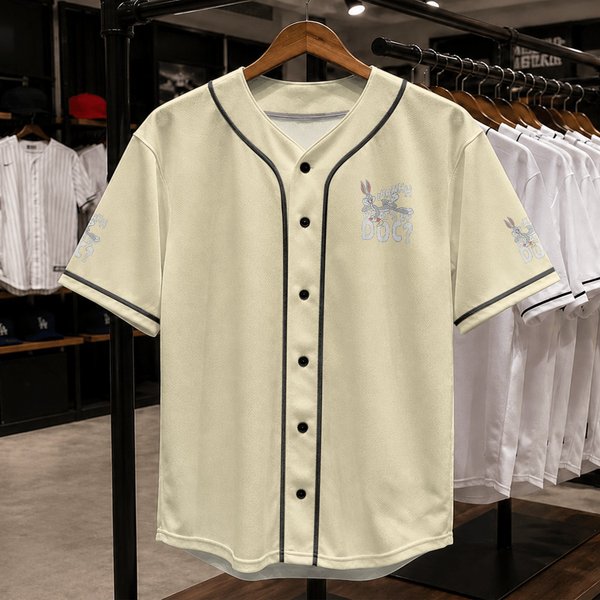 Bugs Bunny What's Up Doc Baseball Jerseys Baseball Jerseys-image