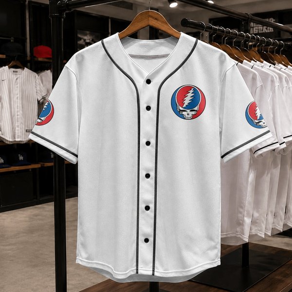 Grateful Steal Your Face Trucker Hats Baseball Jerseys-image