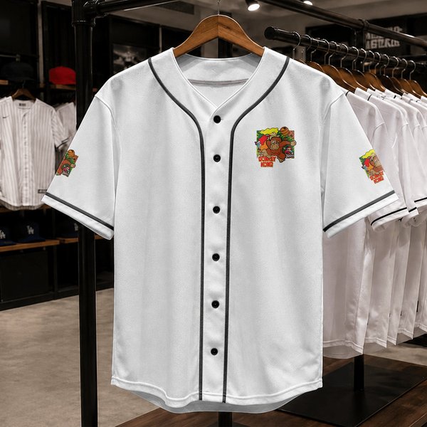 Donkey Kong Arcade Game Baseball Jerseys, Donkey Kong Party Baseball Jerseys-image