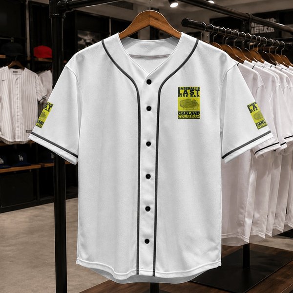 Baseball's Last Dive Bar Oakland Coliseum Baseball Jerseys-image