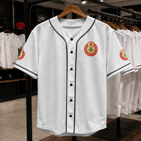 Red Horse Baseball Jerseys-image