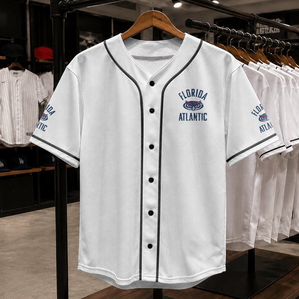 Atlantic University Fau Owls Large Baseball Jerseys-image