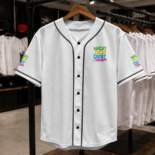 Nicky Ricky Dicky And Dawn Baseball Jerseys-image