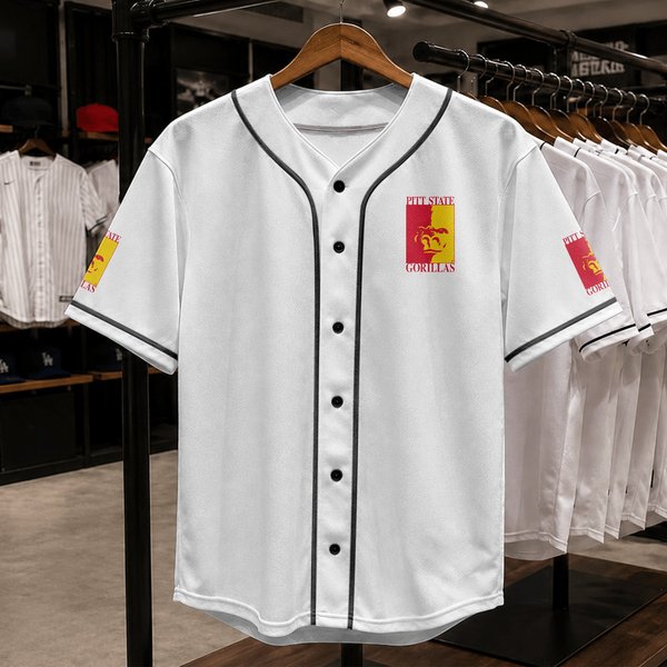 Pittsburg State University Gorillas Pitt State Logo Baseball Jerseys-image