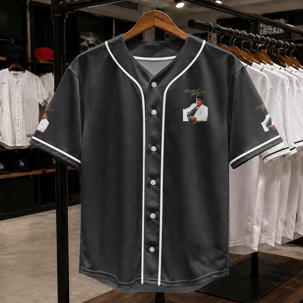 Michael Jackson Michael Jackson Merch-Michael-Jackson-Merch-Michael-Jackson-Merch-Michael Baseball Jerseys-image