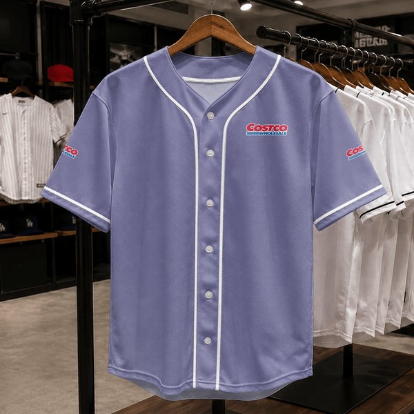 Costco Wholesale Logo Men's Black Baseball Jerseys-image