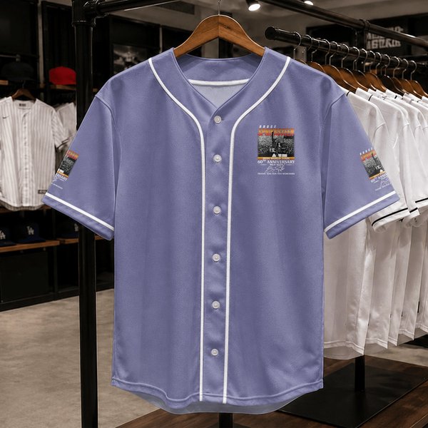 Bruce Springsteen 2024 Tour Baseball Jerseys, Bruce Springsteen 60Th Anniversary Baseball Jerseys-image