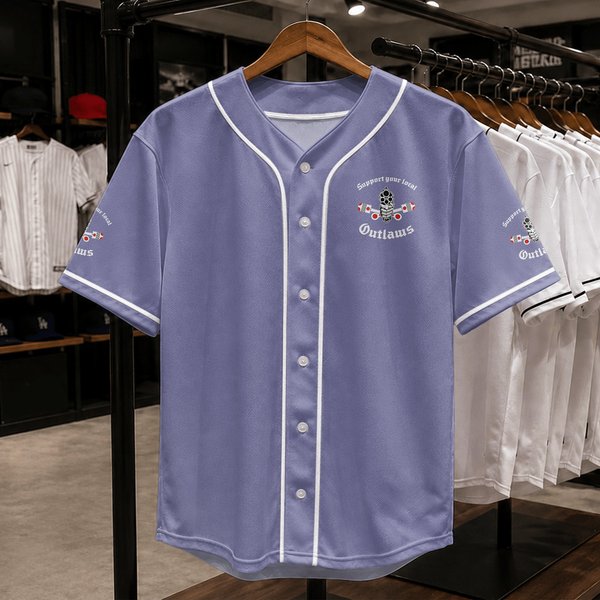 Outlaw Mc Support Gift Baseball Jerseys-image