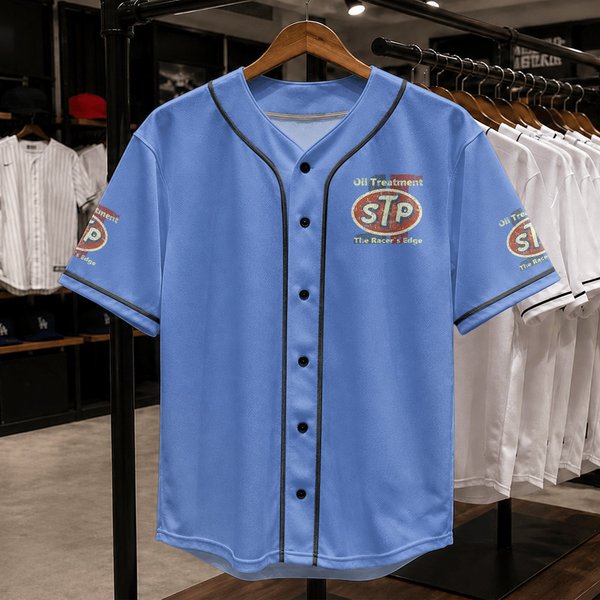 Stp - Nostalgia Drag Racing - Baseball Jerseys-image