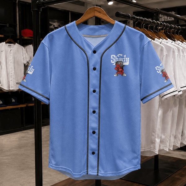 Slim Shady Eminem Baseball Jerseys-image