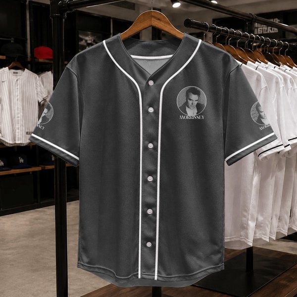 Morrissey The Smiths Vintage - White Ver Baseball Jerseys-image