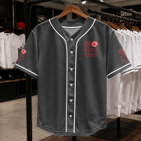 Strange Things At The Circle K 1 Baseball Jerseys-image
