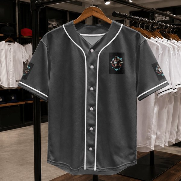 Mortal Kombat Kano Baseball Jerseys-image