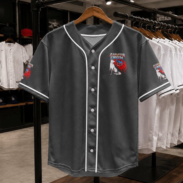 Cody Rhodes Claim Your Kingdom Pharaoh Baseball Jerseys-image