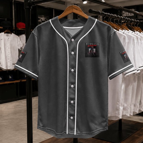 Silver Ice Nine Scream Kills Tour 2019 Subarja Baseball Jerseys-image