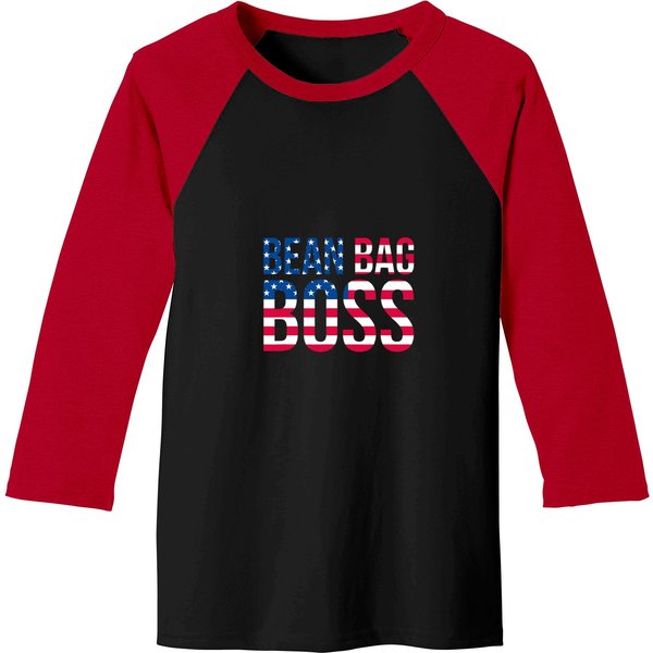 Usa America Flag Bean Bag Boss Cornhole 21 Baseball Tees