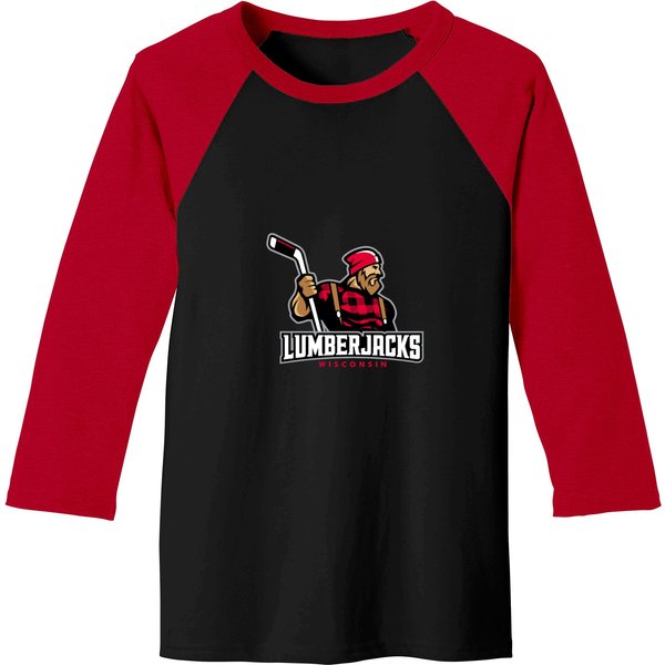 Wisconsin Lumberjacks Hockey Team Baseball Tees-image