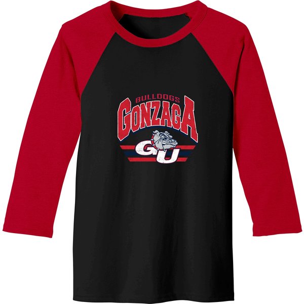 Vintage Gonzaga Bulldogs University Crewneck Baseball Tees, Crewneck Baseball Tees-image